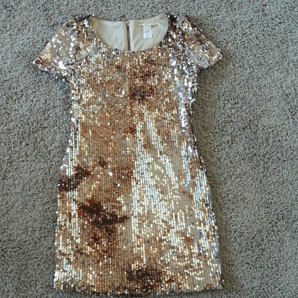 one clothing Dresses & Skirts - Gold party dress